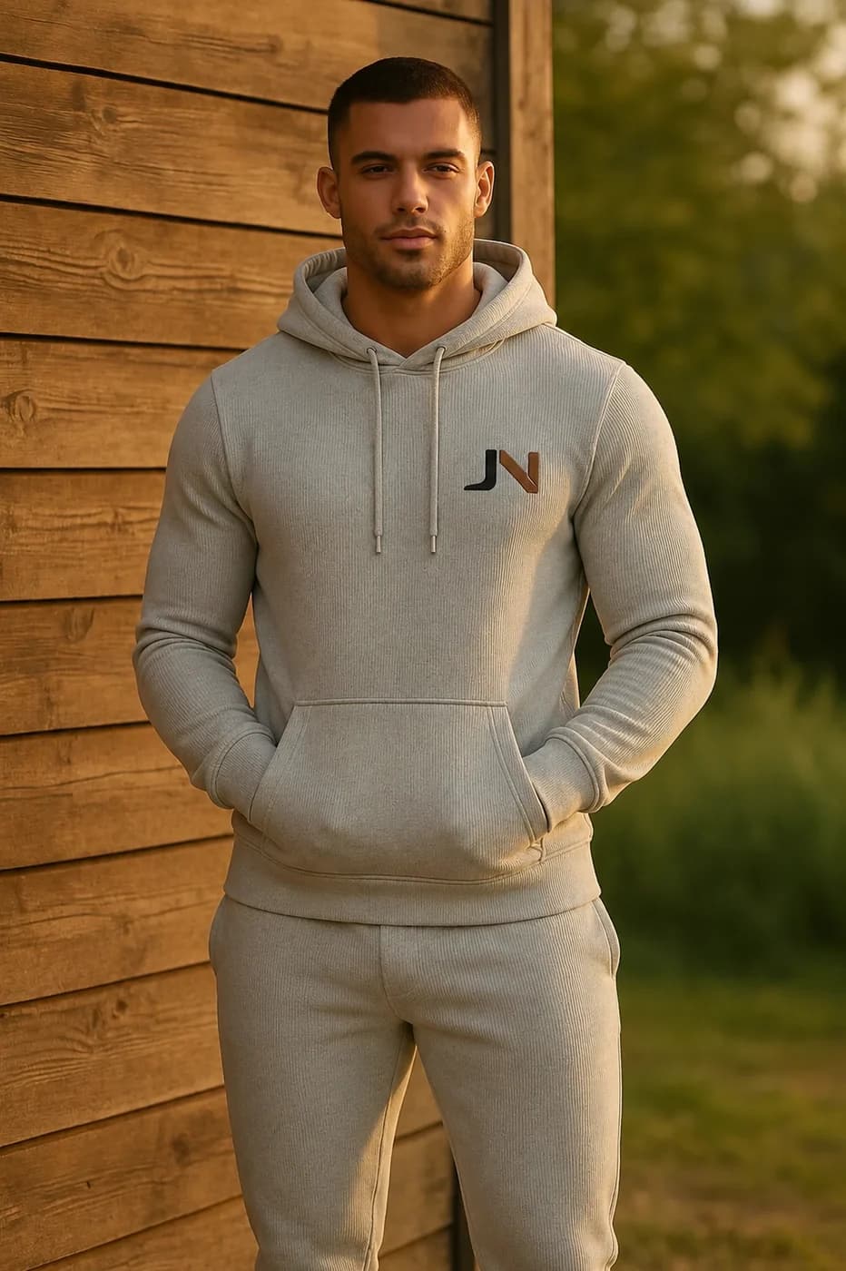 Muscle Fit Ribbed tracksuit from the Tracksuits edit.